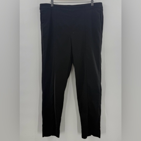 J. Jill Essential Slim Ankle Black Stretch Pull On Style Pants Size 12 - Picture 2 of 10